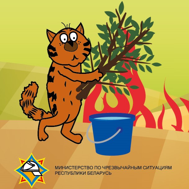 Внимание сухая растительность